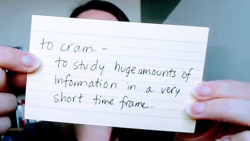Cramming psychology picture